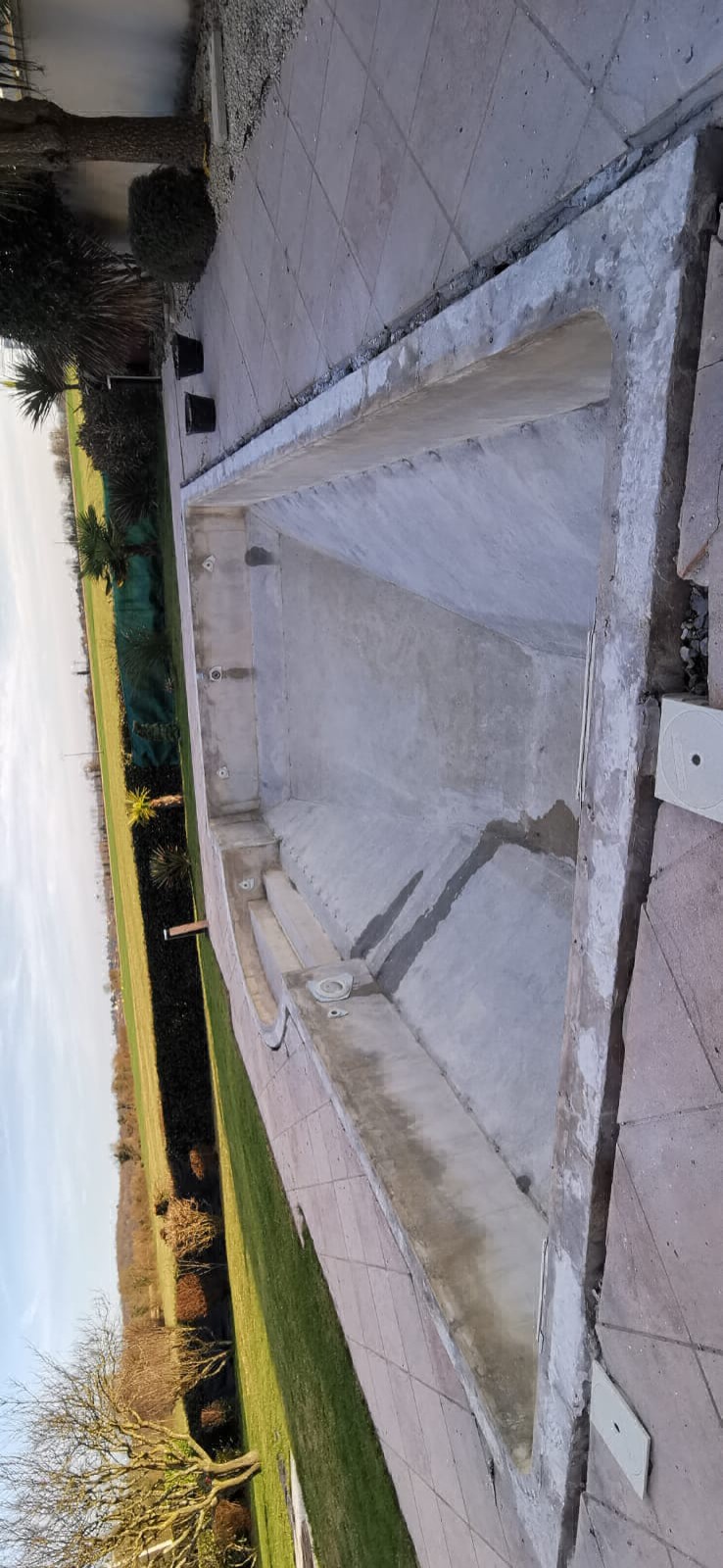 Rénovation d'une piscine sur la commune de Genay, près de Limonest