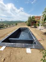 Création splendide d'un couloir de nage 8x3m avec coffre immergé à Pollionnay proche Tour de Salvagny dans l'ouest lyonnais