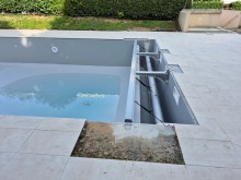 Rénovation complète d'une piscine de résidence sur la commune d'Ecully : Dimension 13 par 6.50 ml