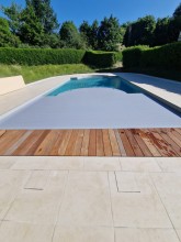 Rénovation complète d'une piscine de résidence sur la commune d'Ecully : Dimension 13 par 6.50 ml