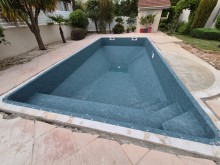 Rénovation d'une piscine sur la commune de Genay, près de Limonest