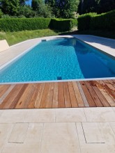 Rénovation complète d'une piscine de résidence sur la commune d'Ecully : Dimension 13 par 6.50 ml